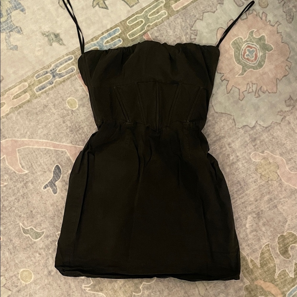 Princess Polly Classic Black Strapless Dress